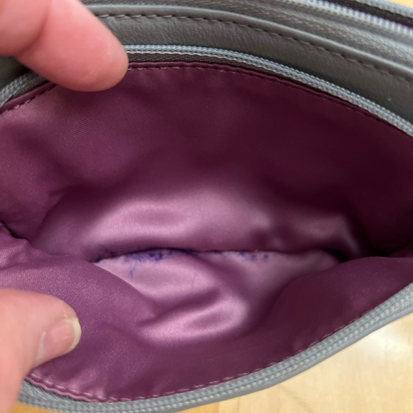 Coach Grey on Grey Wristlet - Picture 10 of 11